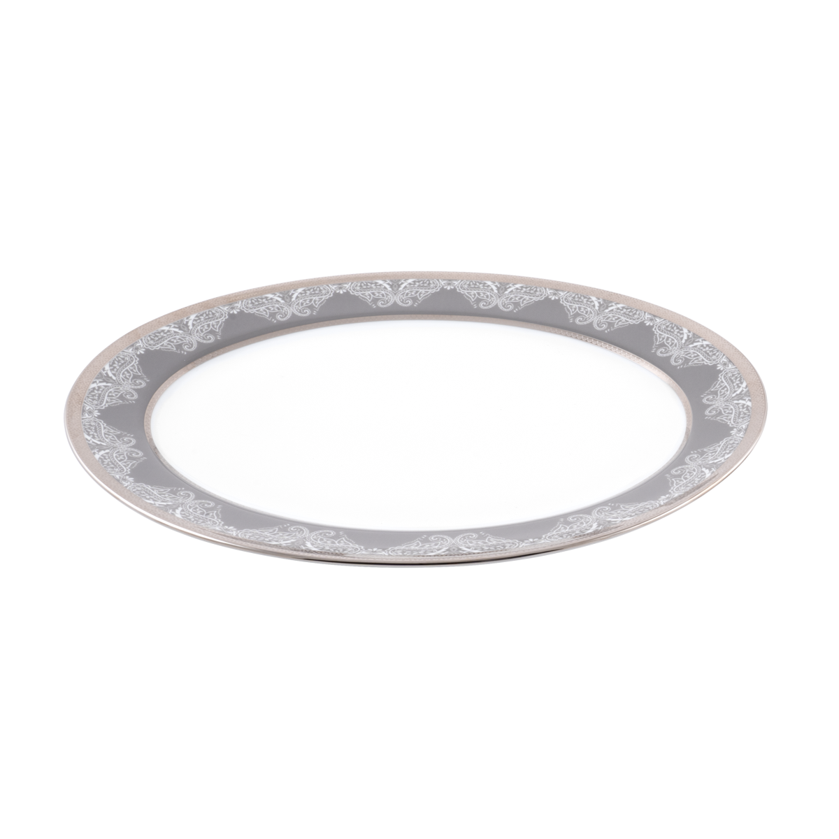 haviland-limoges-romane-gris-ovale-platte image 1