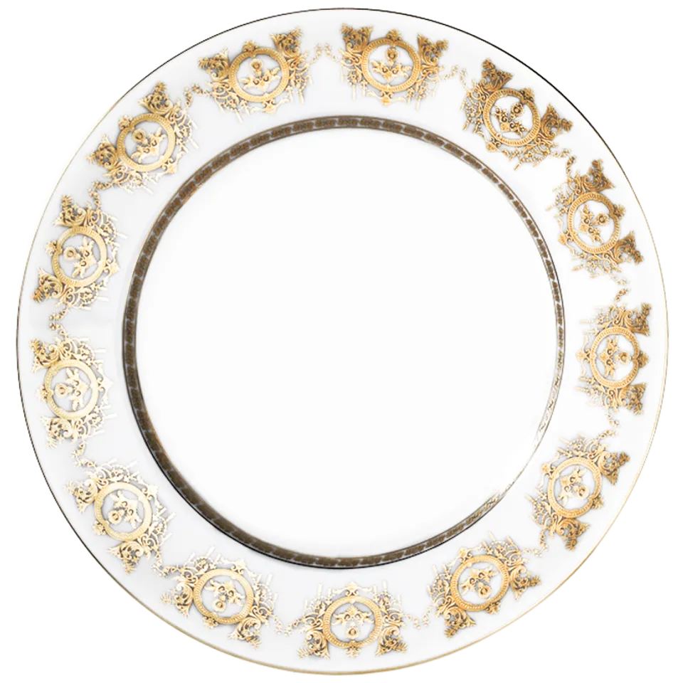 haviland-limoges-plat-tarte-ritz-imp-rial-blanc-ritz-paris image 1