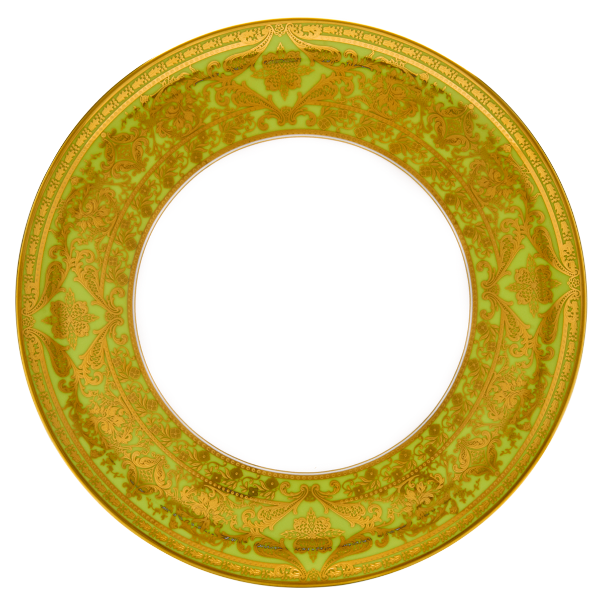haviland-limoges-matignon-tarteplatte-apfelgr-n-gold image 1