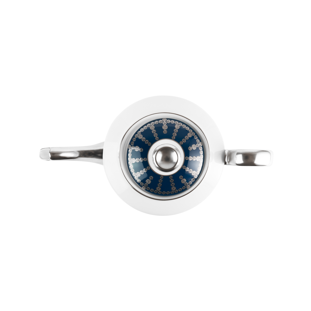 haviland-limoges-tiara-bleu-de-prusse-platine-porzellan-teekanne image 2