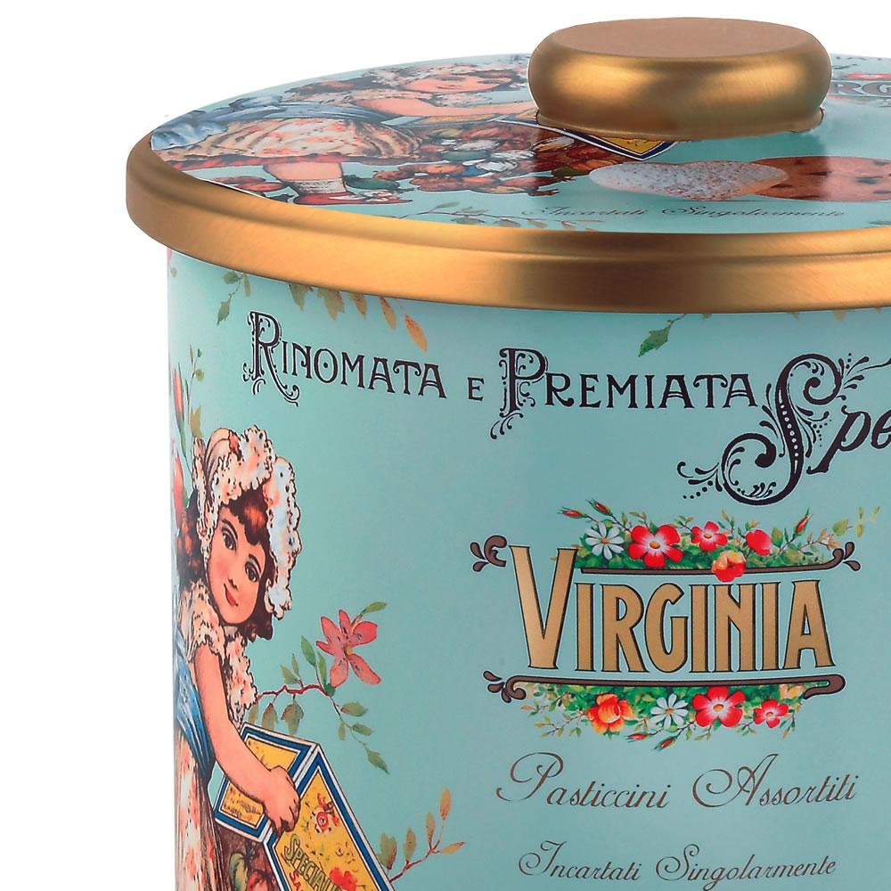 virginia-pasticceria-assortita-biscottiera-metalldose-260g image 2
