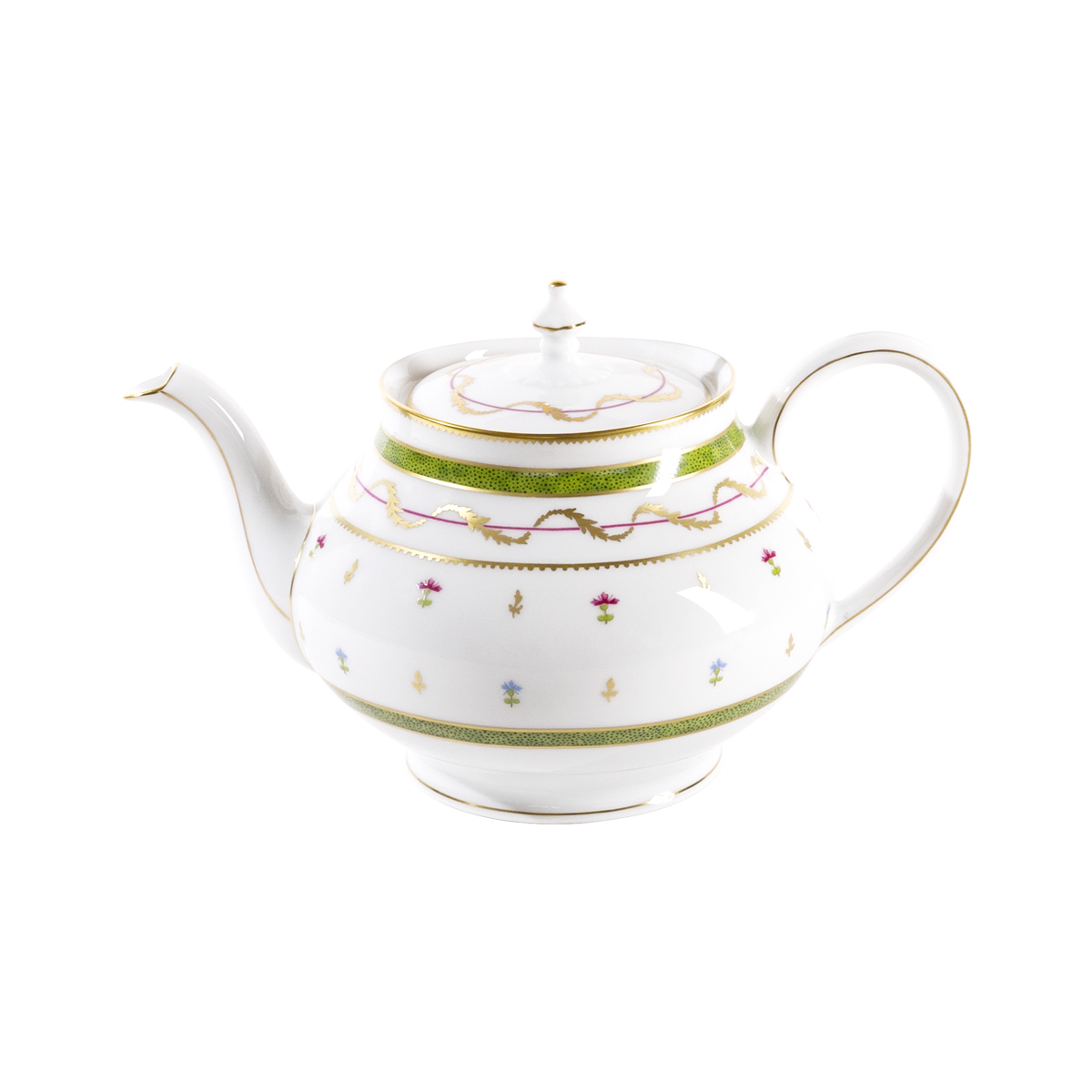 haviland-limoges-vieux-paris-vert-teekanne-boule-kugel-teekanne image 1