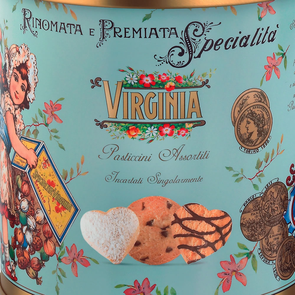 virginia-pasticceria-assortita-biscottiera-metalldose-260g image 3