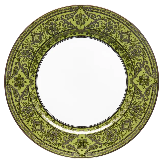 haviland-limoges-matignon-vert-pomme-platine-pr-sentierteller image 1