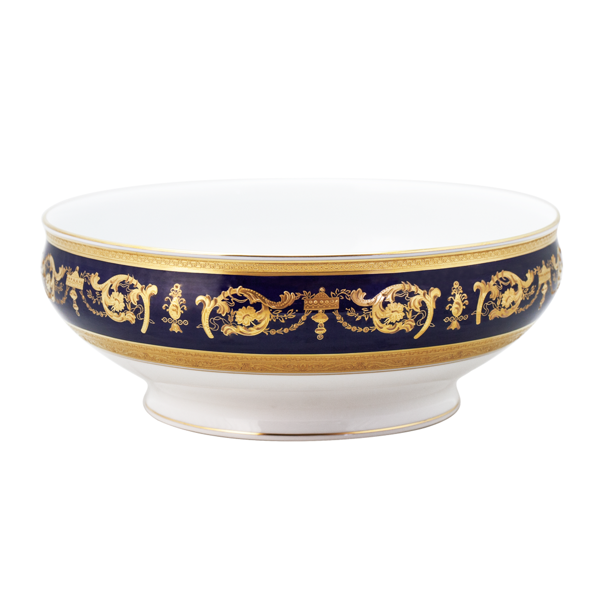 haviland-limoges-imp-rator-saladier-bleu-de-four-or image 1