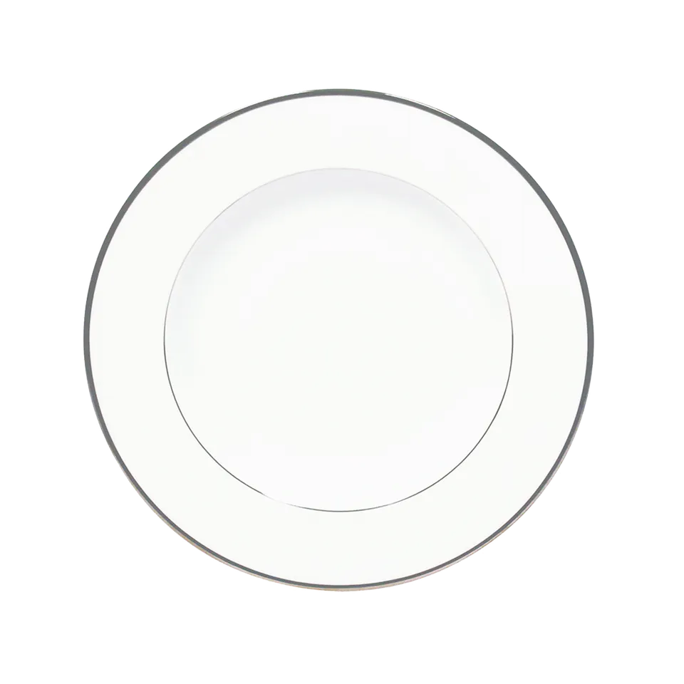 haviland-limoges-orsay-platine-tiefer-teller-mit-fahne-porzellan image 1
