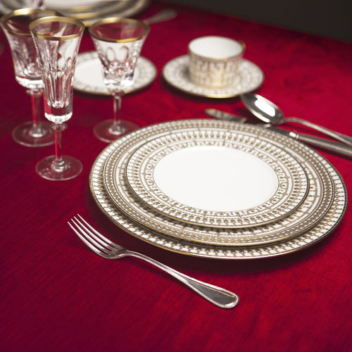 haviland-limoges-tiara-blanc-or-assiette-de-pr-sentation-porzellan-platzteller image 2