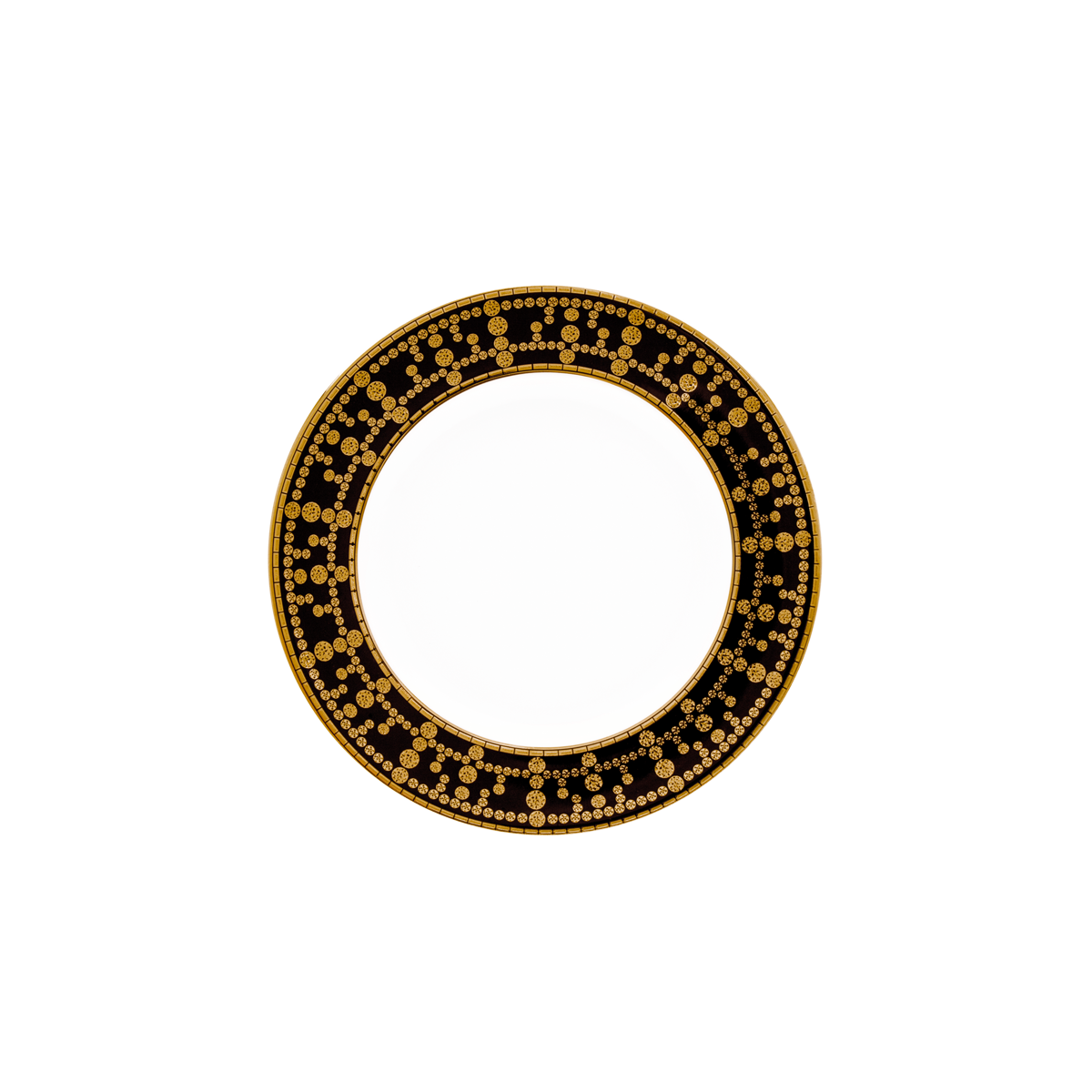 haviland-limoges-tiara-noir-or-assiette-pain image 1