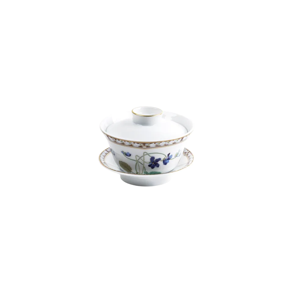 haviland-limoges-imp-ratrice-eug-nie-teetasse-mit-untertasse image 1