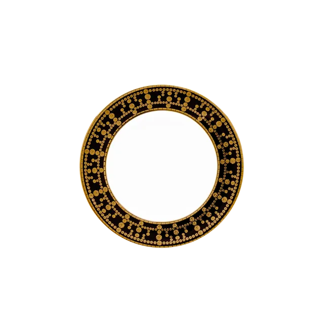 haviland-limoges-tiara-noir-or-assiette-pain image 1