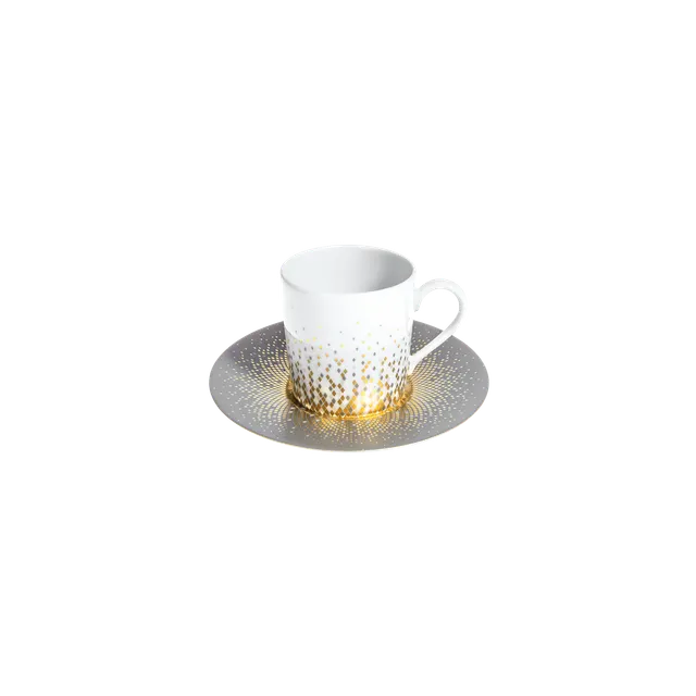 haviland-limoges-souffle-d-or-tasse-und-untertasse-kaffee image 1