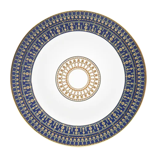 haviland-limoges-tiara-bleu-de-prusse-or-pr-sentierteller image 1
