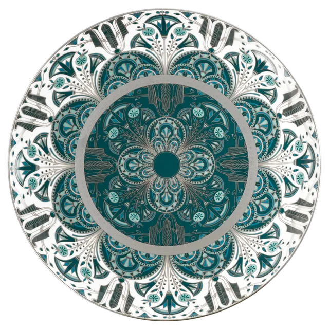 haviland-limoges-r-ves-du-nil-vert-platine-tarteplatte-kuchenplatte image 1