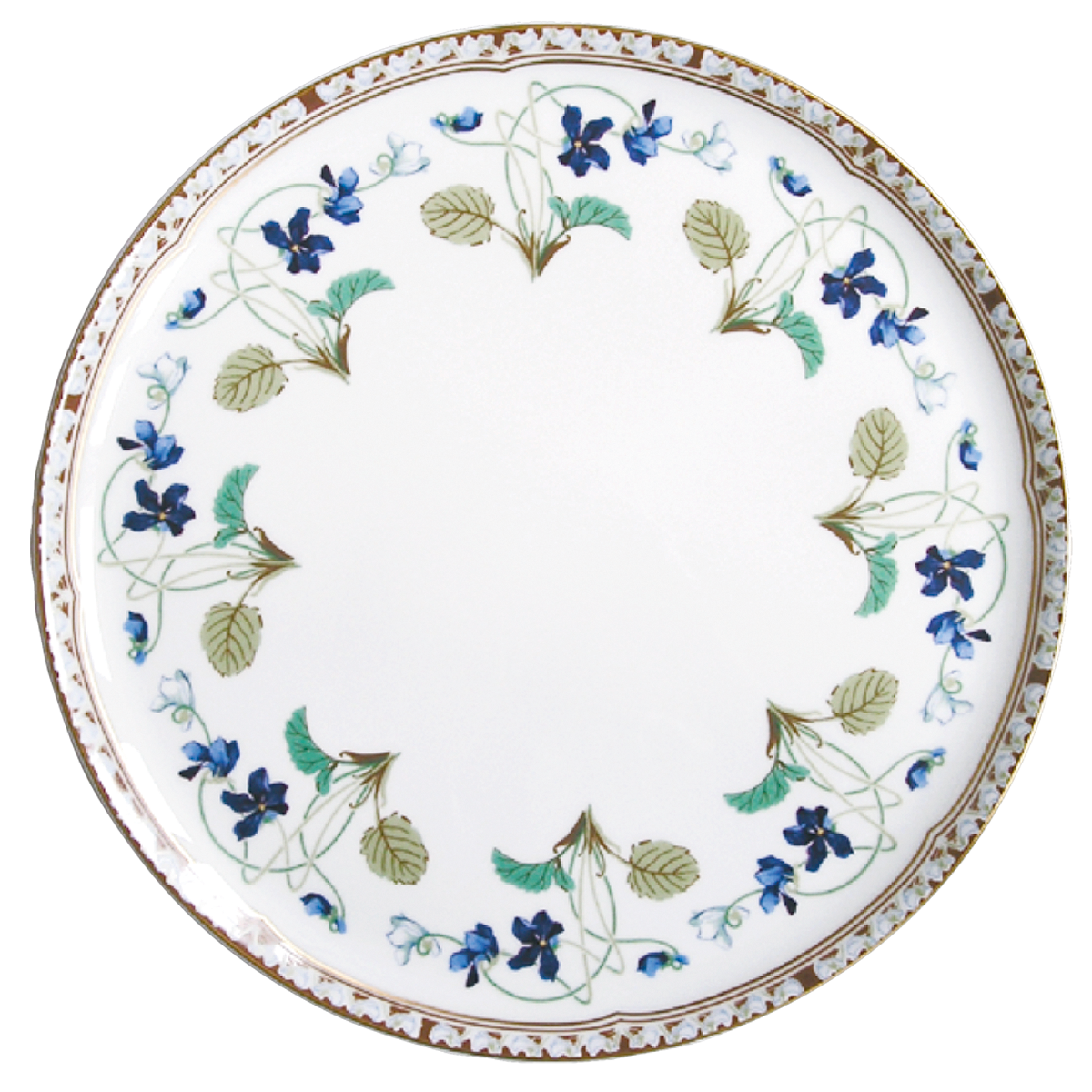 haviland-limoges-imp-ratrice-eug-nie-tarteplatte image 1
