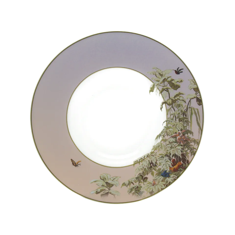 haviland-limoges-le-br-sil-manufacture-zuber-suppenteller-mit-fahne image 1