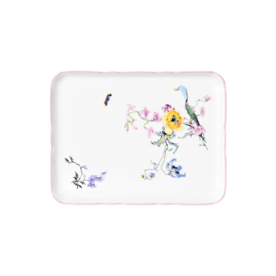 haviland-limoges-fleurs-d-auteuil-rechteckiges-tablett image 1