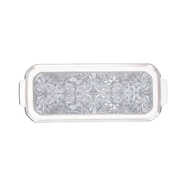haviland-limoges-plat-cake-romane-gris-kuchenplatte image 1