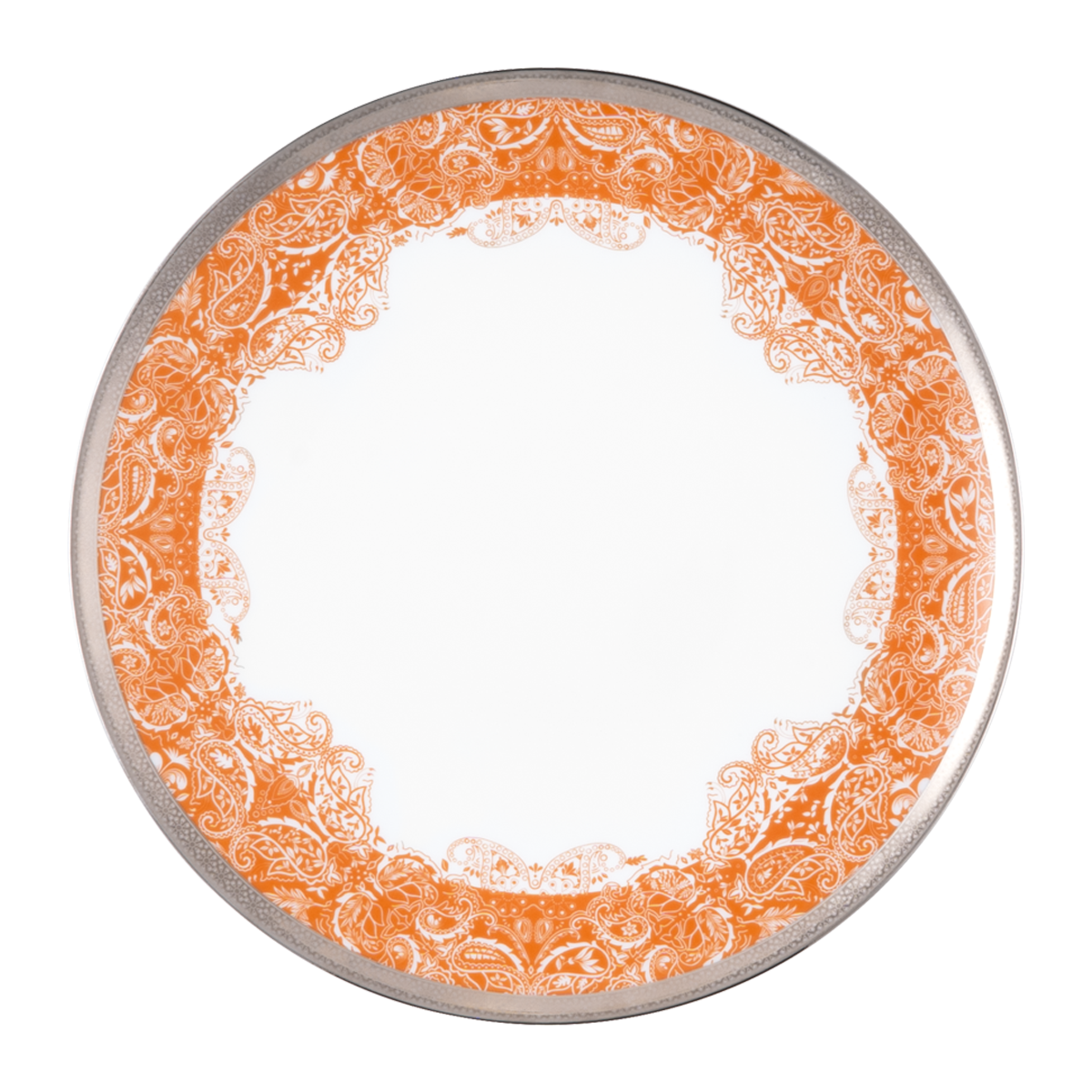 haviland-limoges-romane-speiseteller-orange-porzellan image 1
