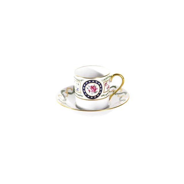 haviland-limoges-louveciennes-kaffeetasse-mit-untertasse image 1