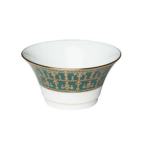 haviland-limoges-tiara-bleu-paon-or-m-slischale-porzellan image 1