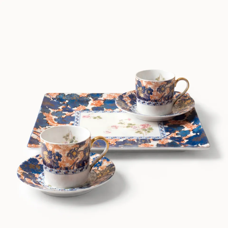 haviland-limoges-dammouse-kaffee-set-mit-tablett-und-2-tassen image 1