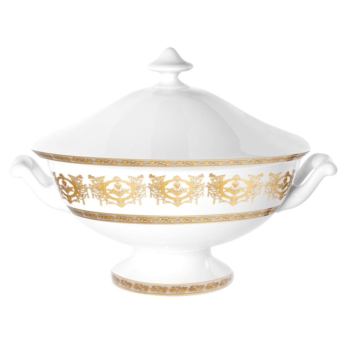 haviland-limoges-ritz-imp-rial-blanc-ritz-paris-porzellan-soupi-re-terrine image 1