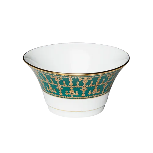 haviland-limoges-tiara-bleu-paon-or-m-slischale-porzellan image 1