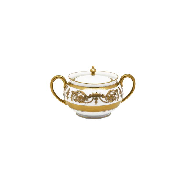 haviland-limoges-imp-rator-blanc-or-zuckerdose-sucrier image 1