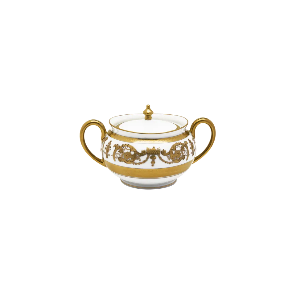 haviland-limoges-imp-rator-blanc-or-zuckerdose-sucrier image 1
