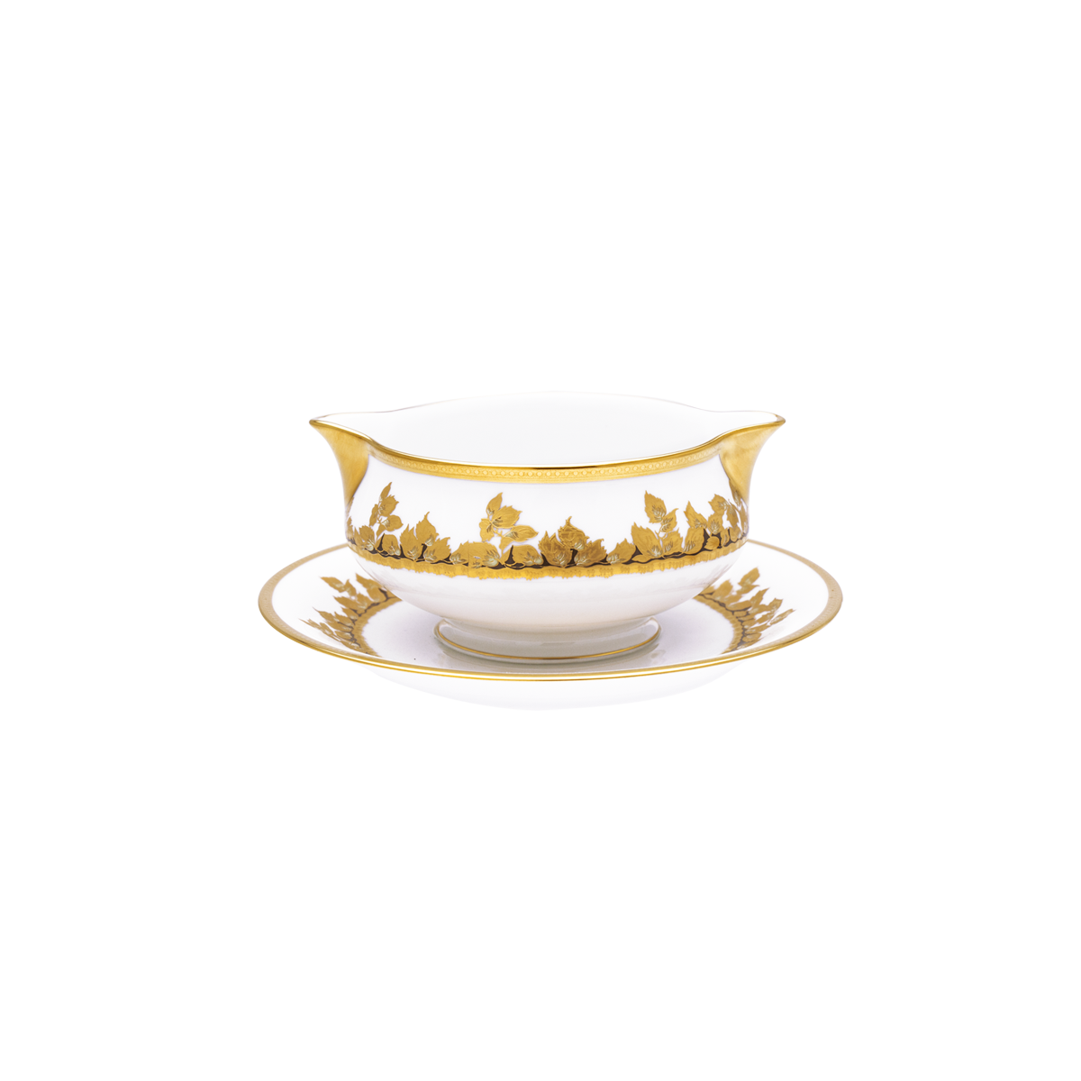 haviland-limoges-feuille-d-or-sauciere image 1