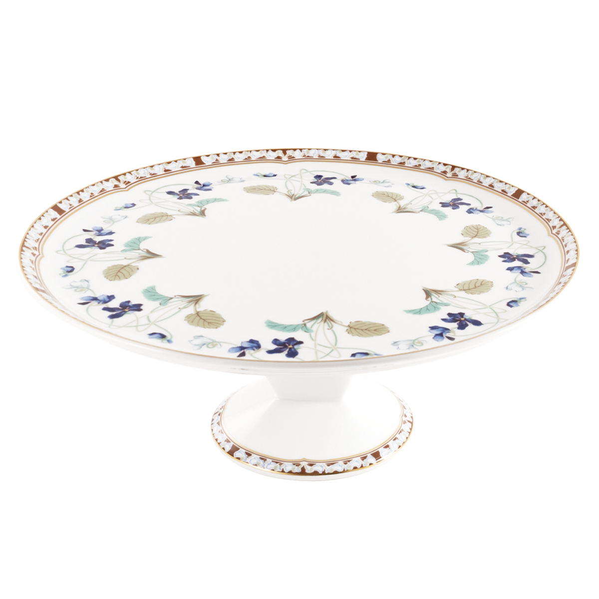 haviland-limoges-imp-ratrice-eug-nie-plat-tarte-sur-pied-porzellan-tortenplatte image 1