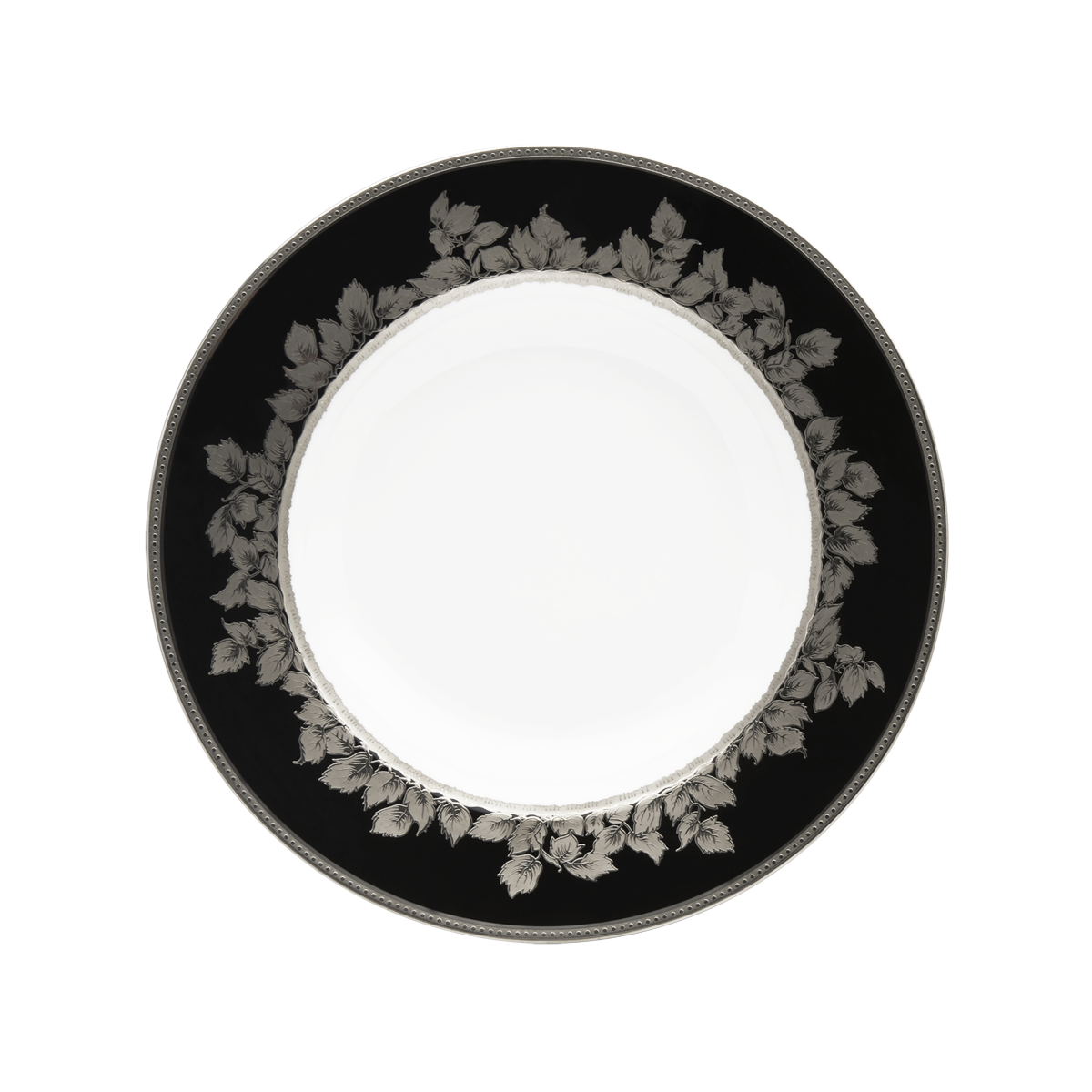haviland-limoges-feuille-de-platine-assiette-creuse-suppenteller image 1