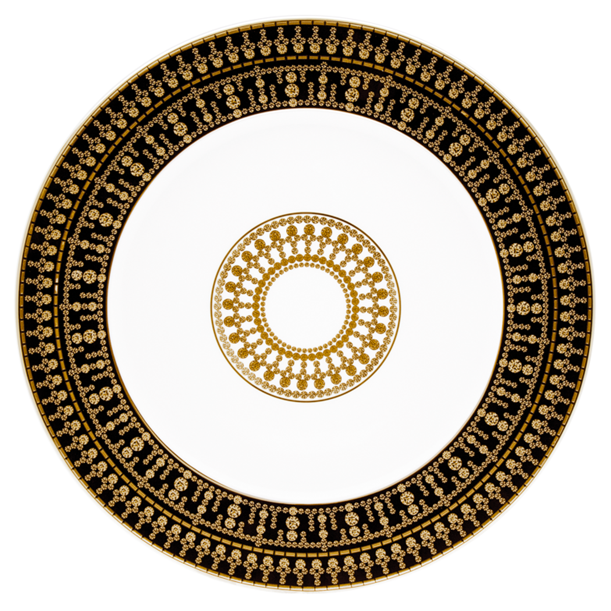 haviland-limoges-tiara-platzteller-schwarz-gold image 1