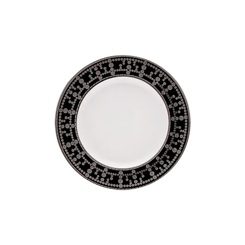 haviland-limoges-tiara-brotteller-noir-platine image 1