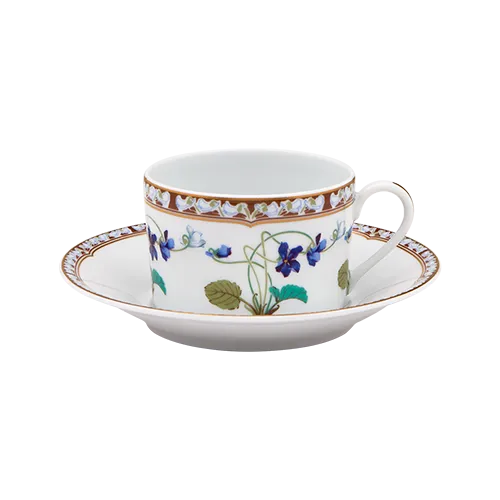 haviland-limoges-tasse-mit-untertasse-tee-imp-ratrice-eug-nie image 1