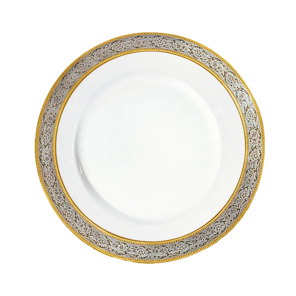 haviland-limoges-thistle-gold-platin-speiseteller image 1