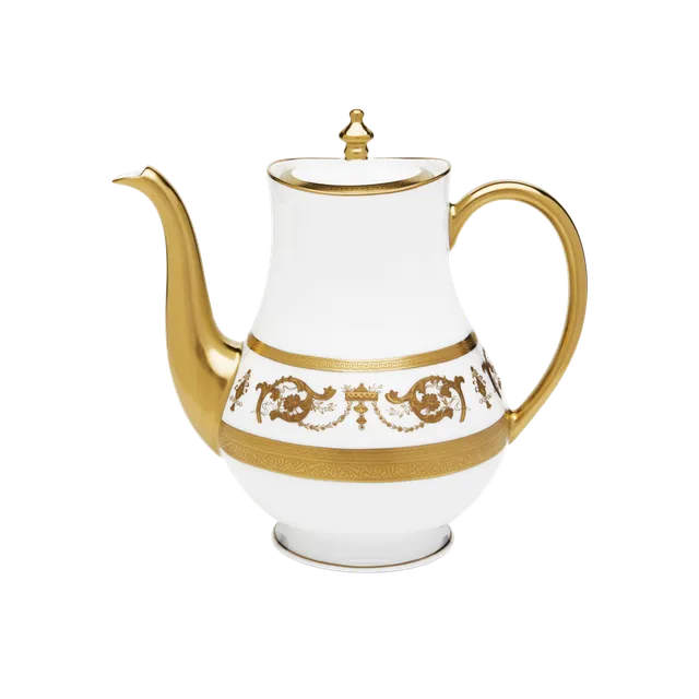 haviland-limoges-imp-rator-wei-gold-kaffeekanne image 1