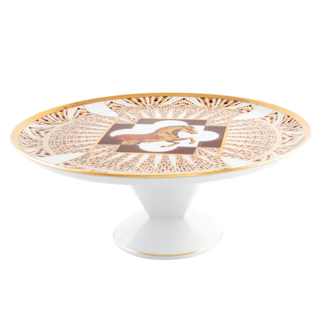 haviland-limoges-cavalier-royal-tortenplatte-auf-fu image 1
