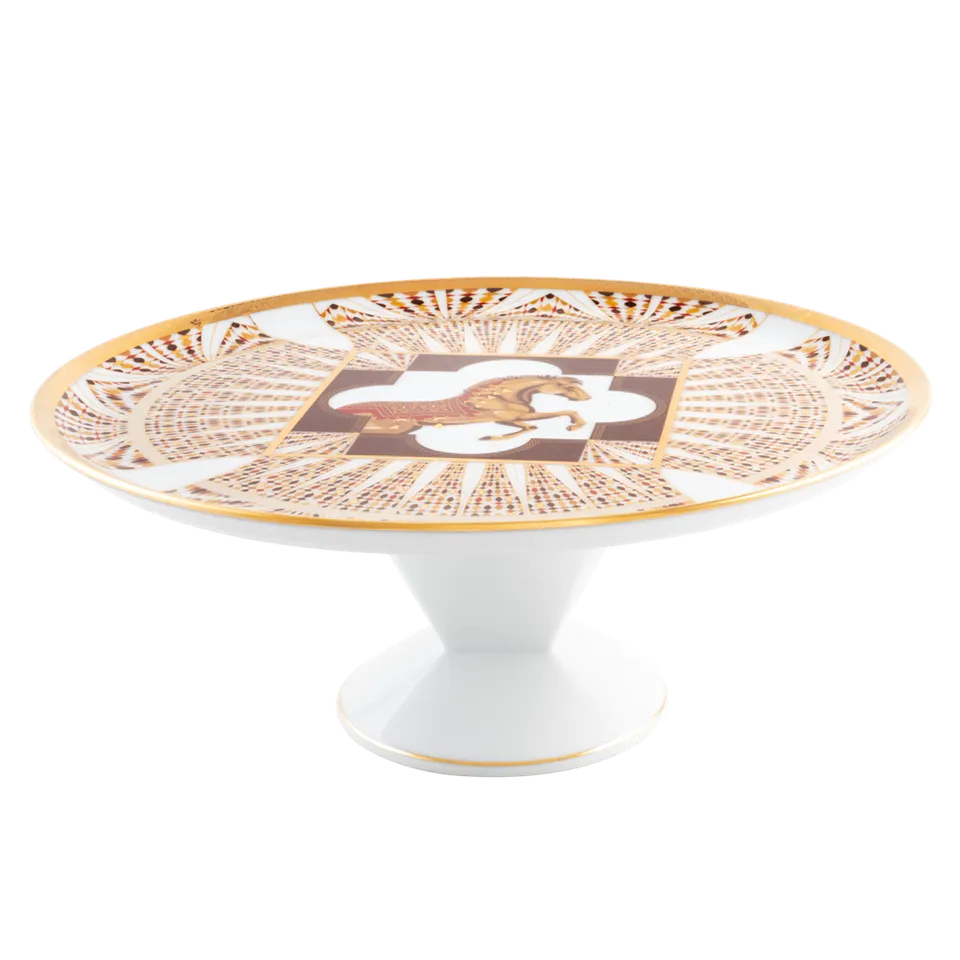 haviland-limoges-cavalier-royal-tortenplatte-auf-fu image 1