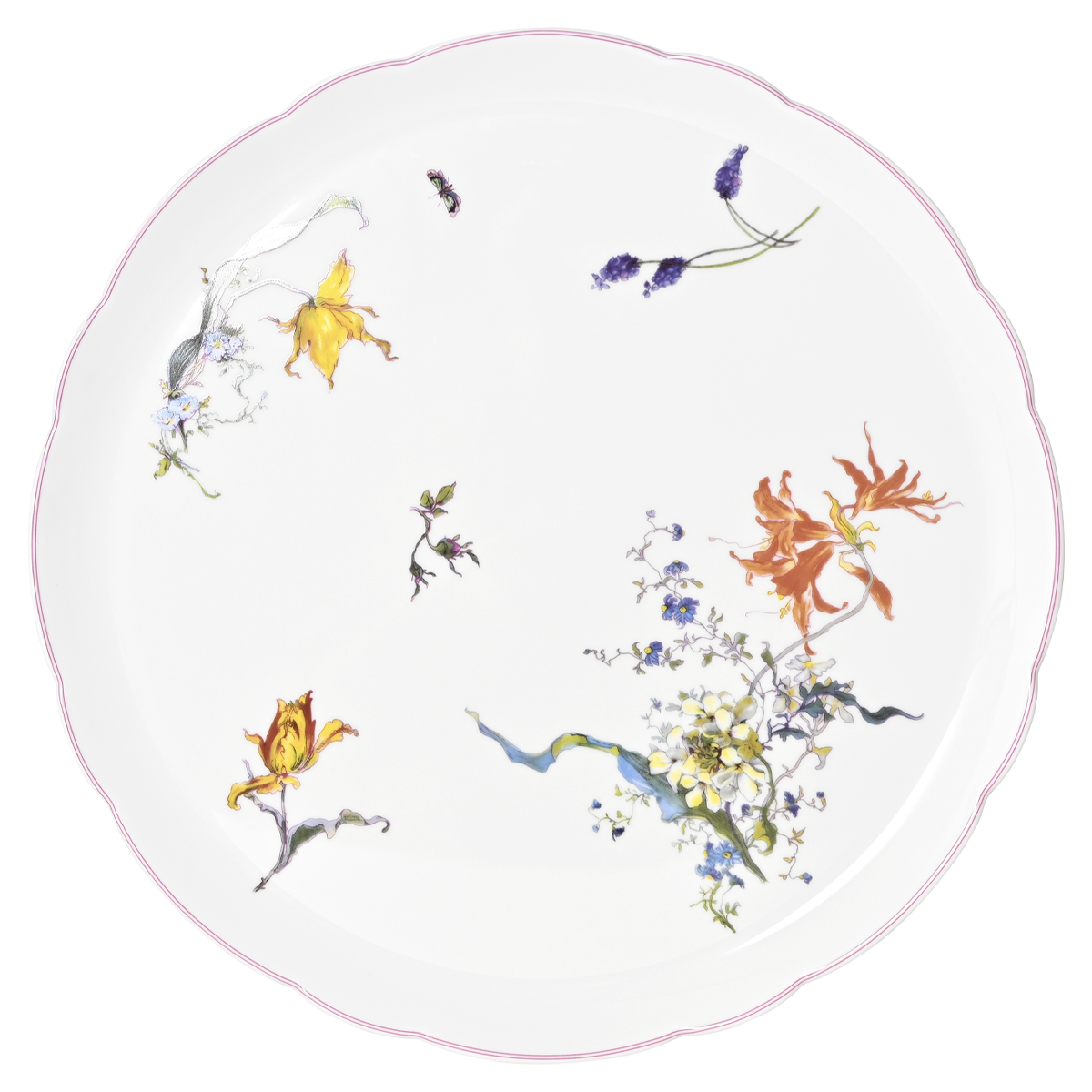 haviland-limoges-fleurs-d-auteuil-tortenplatte image 1