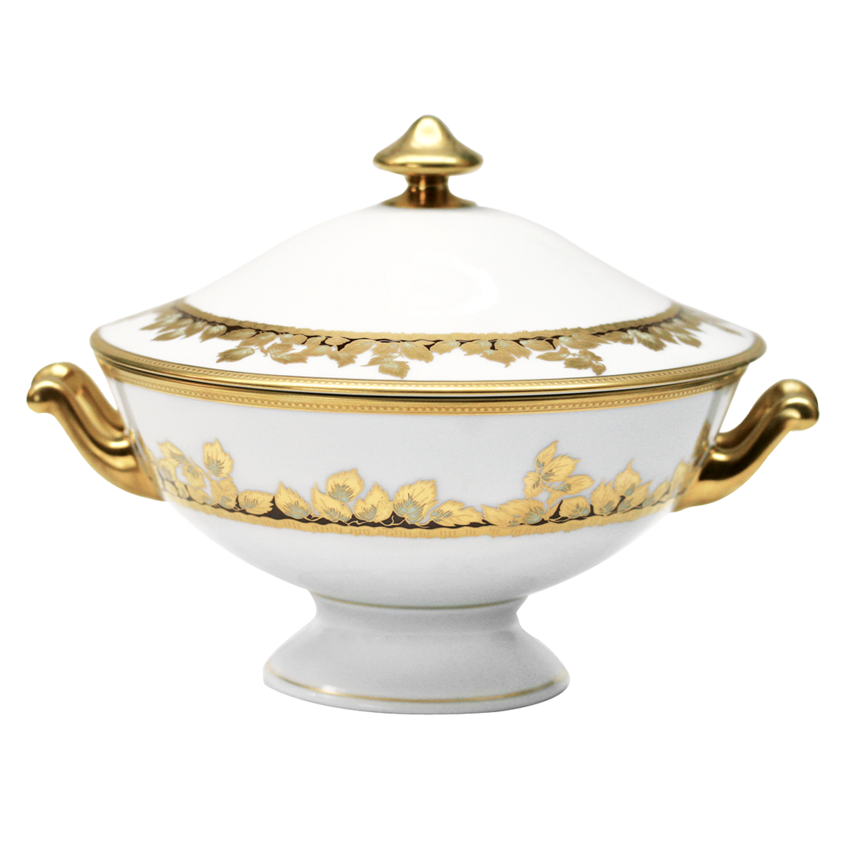 haviland-limoges-feuille-d-or-porzellan-soupi-re image 1