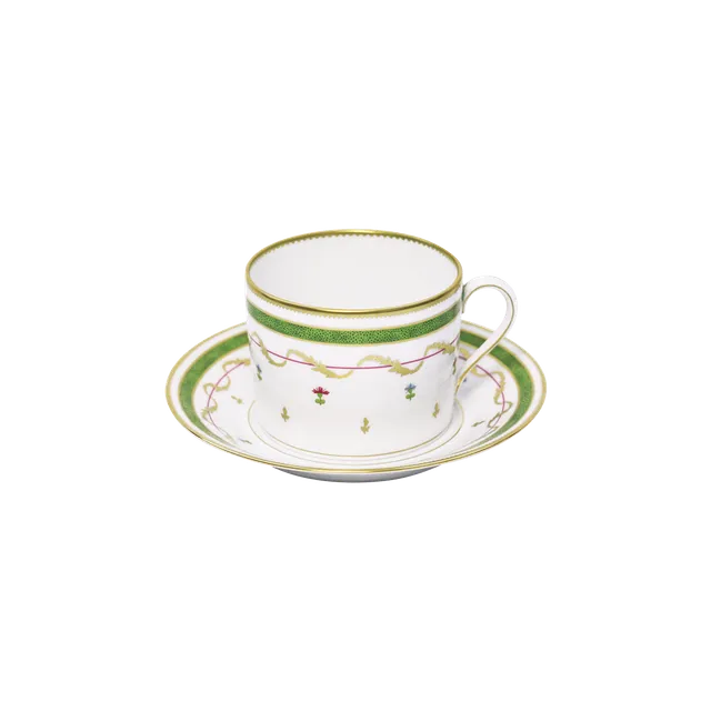 haviland-limoges-vieux-paris-vert-tasse-soucoupe-fr-hst-cksgedeck image 1