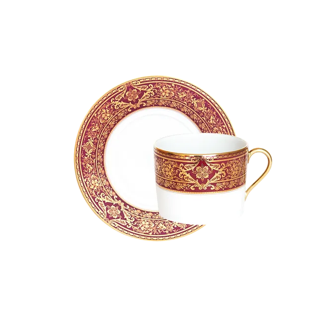 haviland-limoges-matignon-cerise-or-fr-hst-ckstasse-mit-untertasse image 1