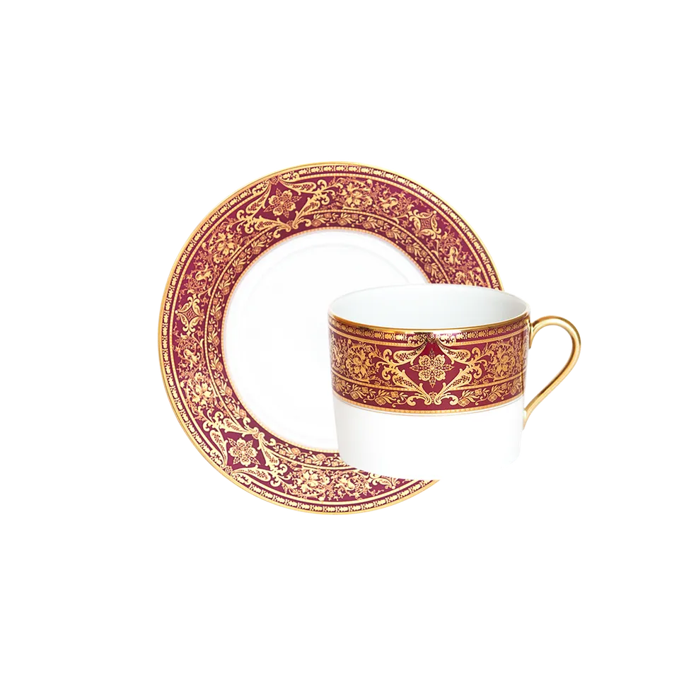 haviland-limoges-matignon-cerise-or-fr-hst-ckstasse-mit-untertasse image 1