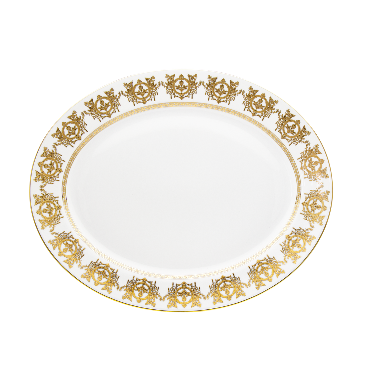 haviland-limoges-ritz-imp-rial-wei-ovale-platte-ritz-paris image 1