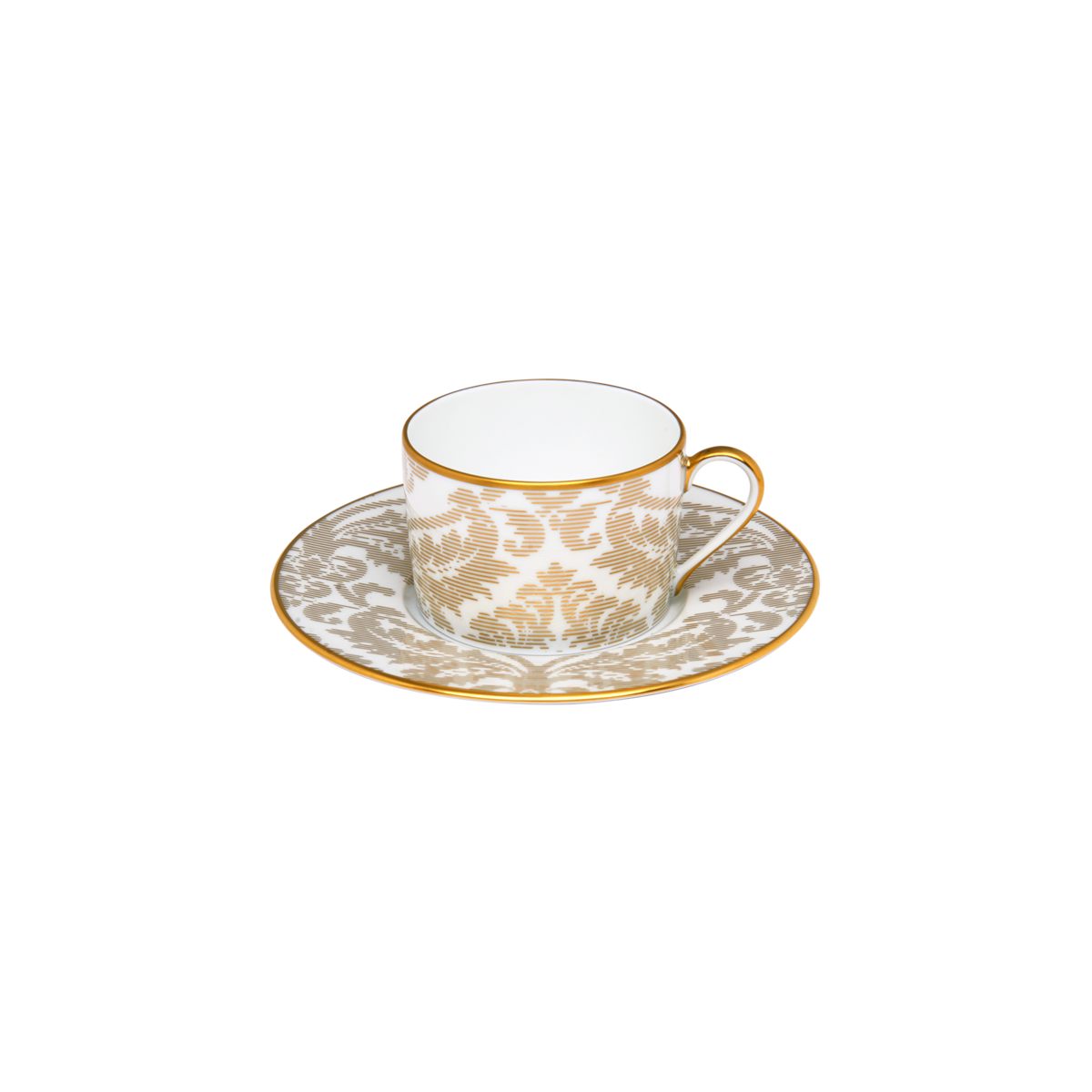 haviland-limoges-damass-ritz-paris-tee-tasse-mit-untertasse-wei image 1