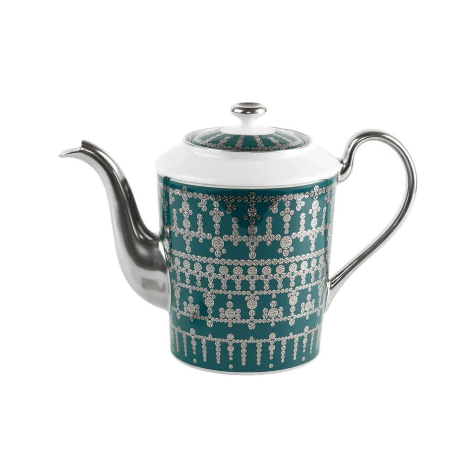 haviland-limoges-tiara-bleu-paon-platine-teekanne image 1