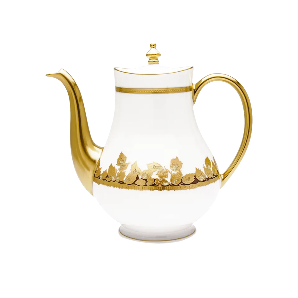 haviland-limoges-feuille-d-or-kaffeekanne-verseuse image 1
