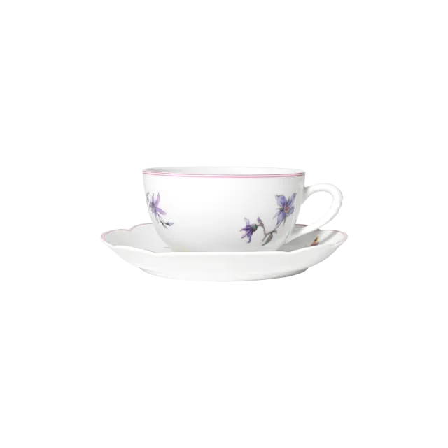 haviland-limoges-tasse-mit-untertasse-fleurs-d-auteuil-teetasse image 1