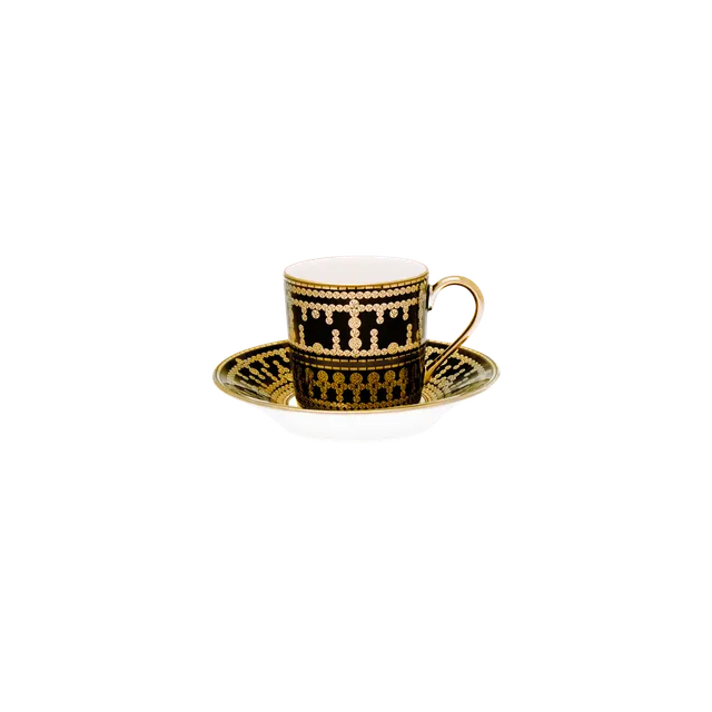 haviland-limoges-tiara-noir-kaffeetasse-mit-untertasse image 1